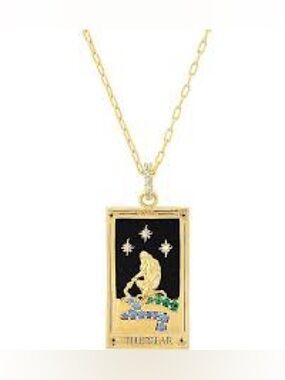 NEW Rocksbox The Star Tarot Card Pendant Necklace